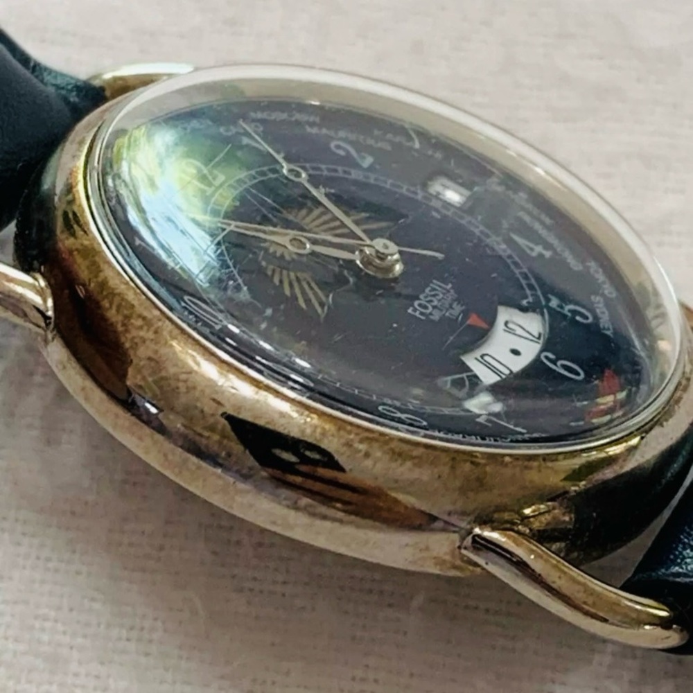 1987 RARE FOSSIL MILITARY WATCH - Picture 4 of 8